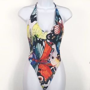 *New Without Tag* Multi-Coloured One-Piece